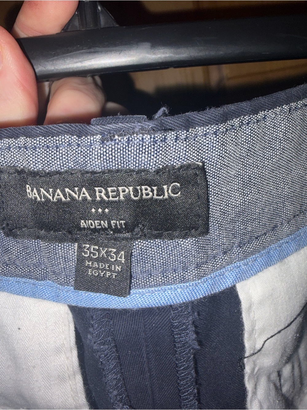 Banana Republic Men’s Slim Aiden Fit Jeans in Navy Blue